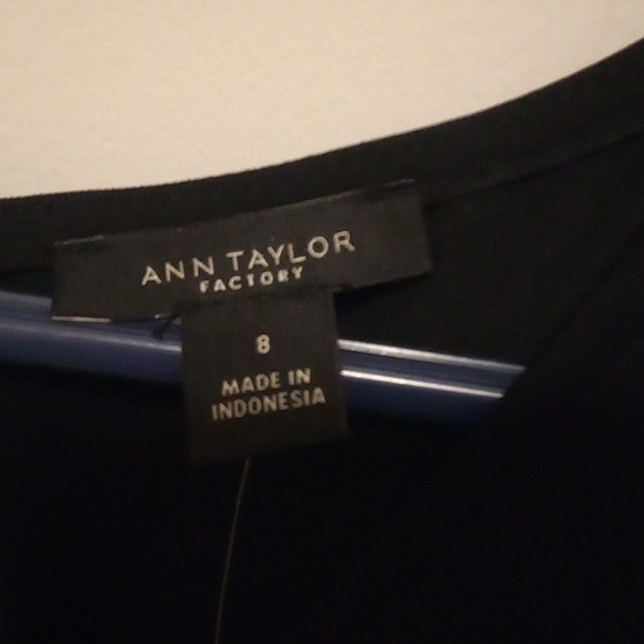 Ann Taylor Factory Black Sleeveless Dress - Size 8 - Picture 2 of 8
